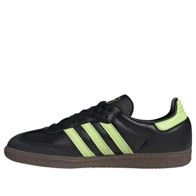 Adidas Samba „Black Pulse Lime”