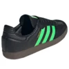 Adidas Samba „Core Black Screaming Green Gum”