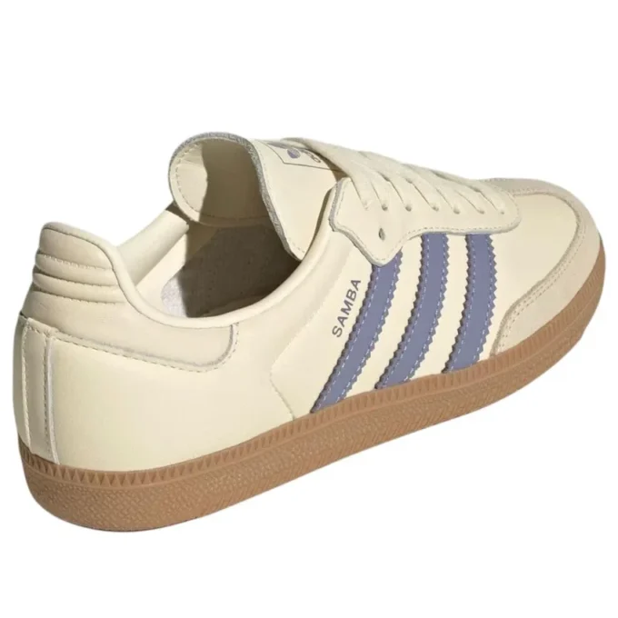 Adidas Samba „Cream White Silver Violet”