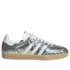 Adidas Samba din piele de șarpe lăcuită „Silver Metallic”