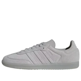 Adidas Samba „Grey Two Crystal White Gold Metallic”