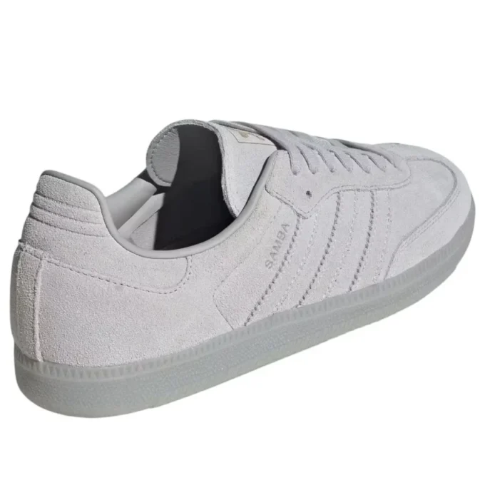 Adidas Samba „Grey Two Crystal White Gold Metallic”