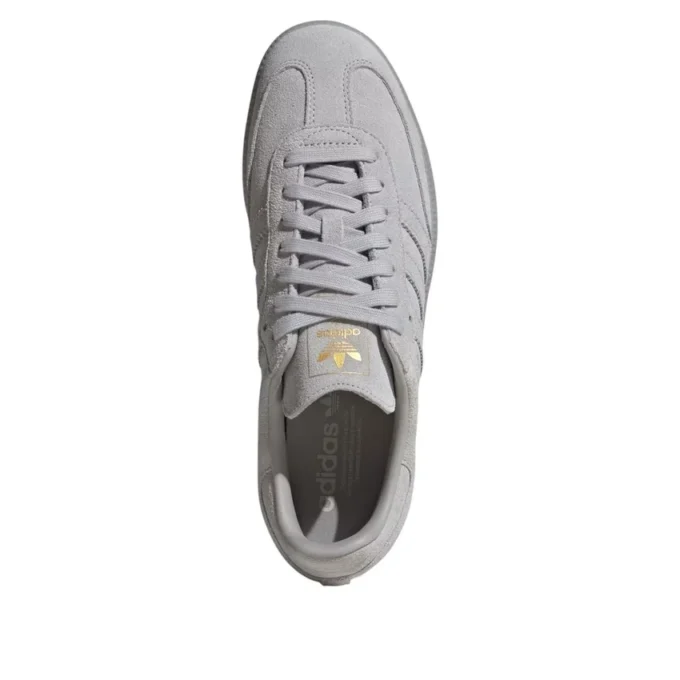 Adidas Samba „Grey Two Crystal White Gold Metallic”