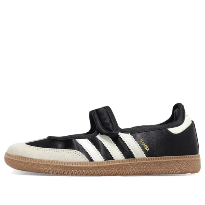 Adidas Samba Jane „Negru Alb Auriu Metalic”