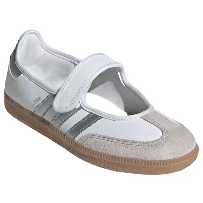 Adidas Samba Jane „White Silver Metallic”