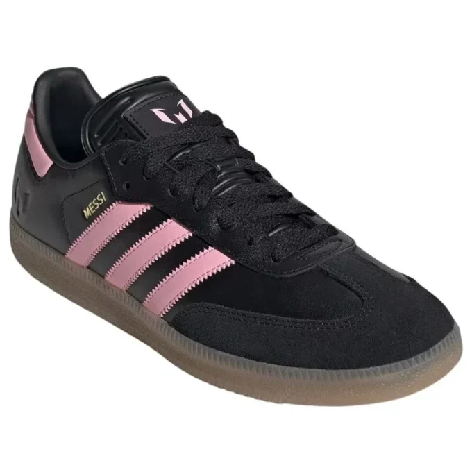 Adidas Samba Messi Indoor „Negru Auriu Metalic Gum”