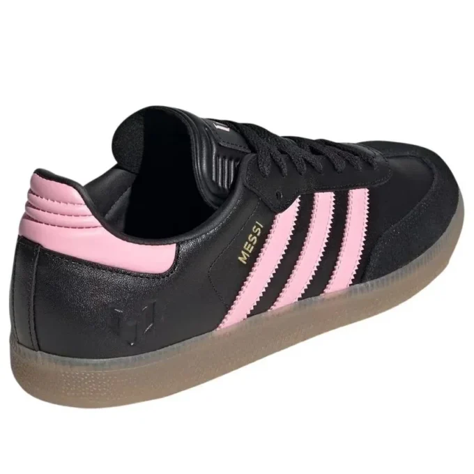 Adidas Samba Messi Indoor „Negru Auriu Metalic Gum”