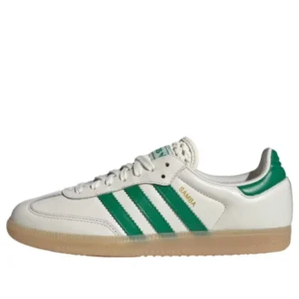 Adidas Samba „off White Green Gold Metallic”