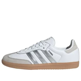 Adidas Samba OG „Alb Argintiu Gri Metalizat”