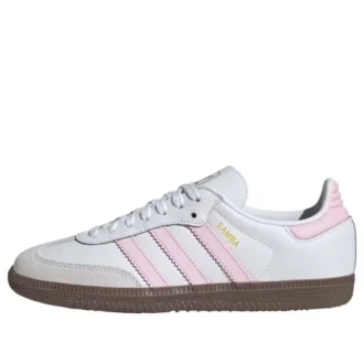 Adidas Samba OG „Alb, roz transparent, gumă”