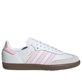 Adidas Samba OG „Alb, roz transparent, gumă”