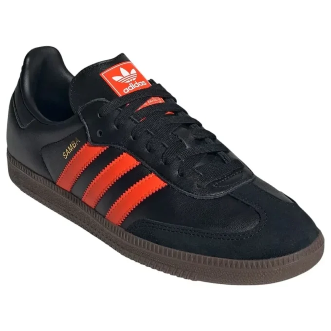 Adidas Samba OG „Black Impact Orange”