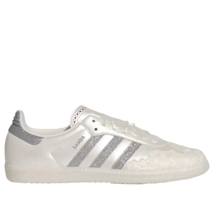 Adidas Samba OG „Chalk White Silver Metallic”