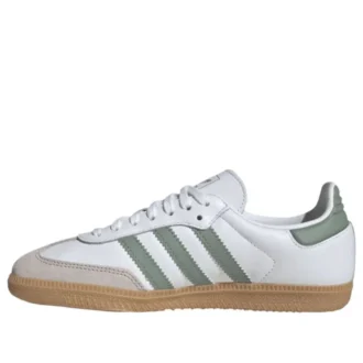 Adidas Samba OG „Cloud White Silver Green”