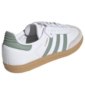 Adidas Samba OG „Cloud White Silver Green”