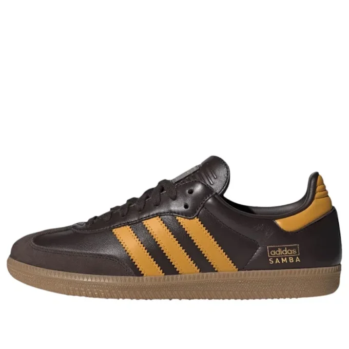 Adidas Samba OG „Dark Brown Yellow”