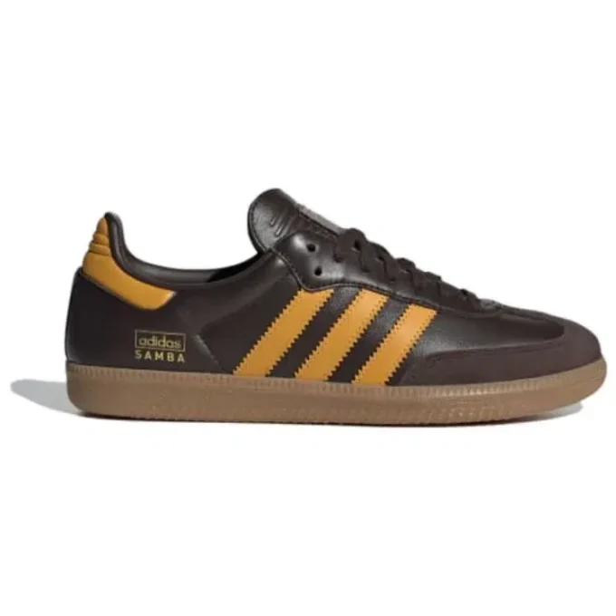 Adidas Samba OG „Dark Brown Yellow”
