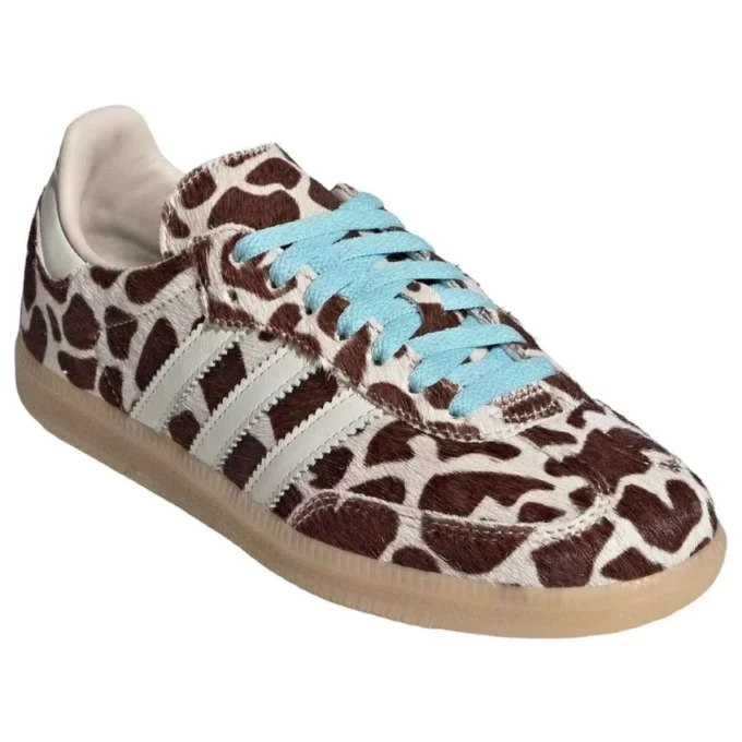 Adidas Samba OG „Giraffe Print Crystal Linen Gum”