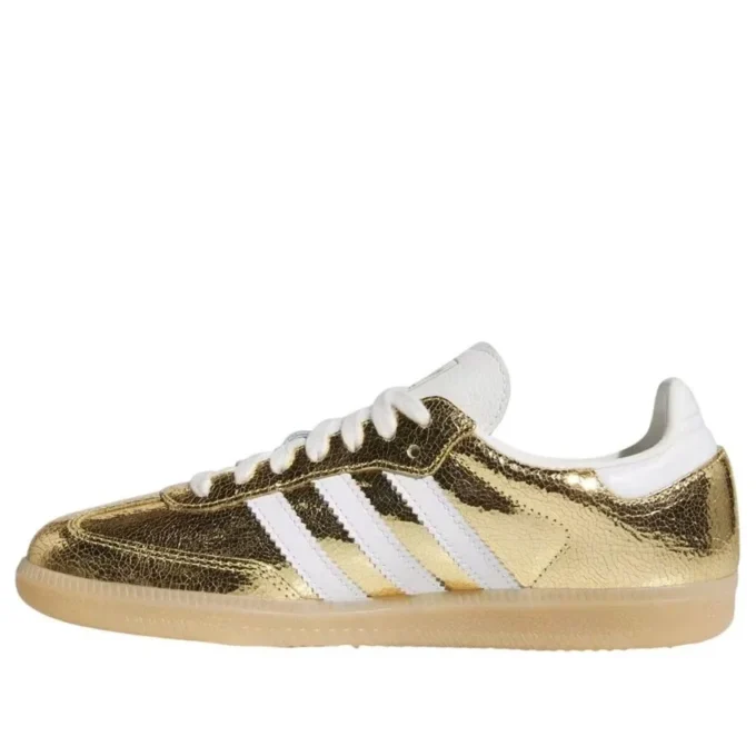 Adidas Samba OG „Gold Metallic Cracked Leather”