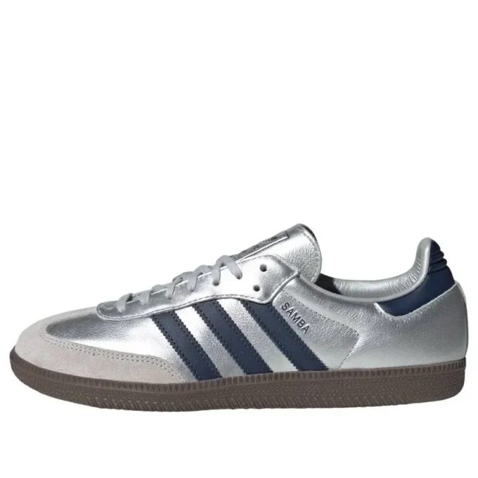 Adidas Samba OG „Matte Silver Night Indigo Gum”