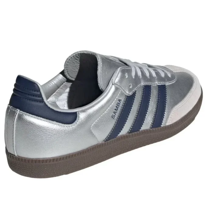 Adidas Samba OG „Matte Silver Night Indigo Gum”