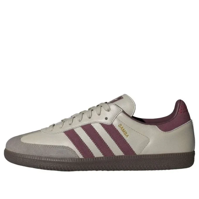 Adidas Samba OG „Putty Grey Maroon”