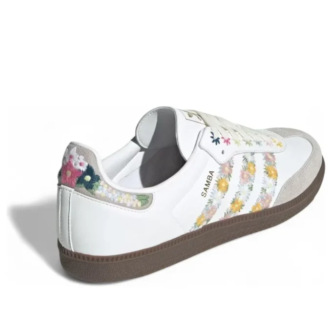 Adidas Samba OG Satin „Floral Cloud White Clear Granite”