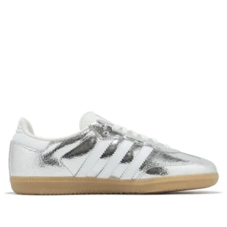 Adidas Samba OG „Silver Metallic Cracked Leather”