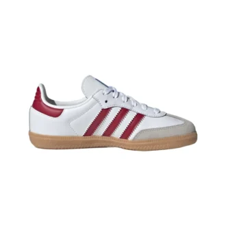 Adidas Samba OG „White Collegiate Burgundy Gum”