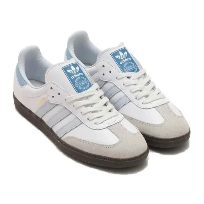 Adidas Samba OG „White Halo Blue Gum”
