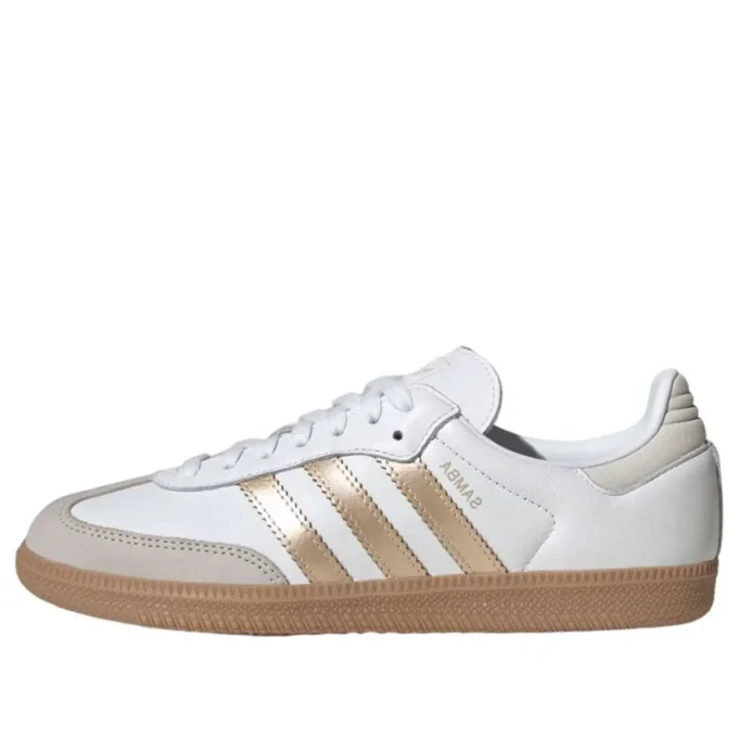 Adidas Samba OG „White Wonder Gold Grey”
