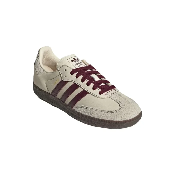 Adidas Samba OG „Wonder White Maroon”