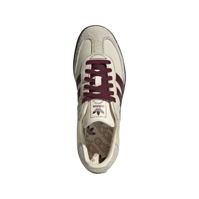 Adidas Samba OG „Wonder White Maroon”