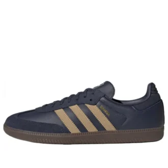 Adidas Samba „Shadow Navy Golden Beige Gum”