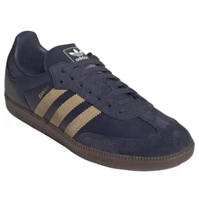 Adidas Samba „Shadow Navy Golden Beige Gum”