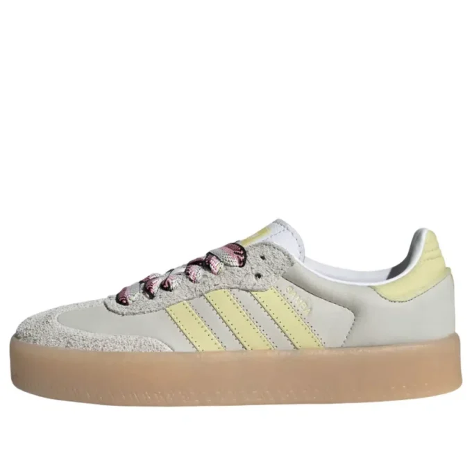 Adidas Samba „White Grey Powder Yellow”