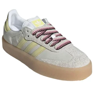 Adidas Samba „White Grey Powder Yellow”