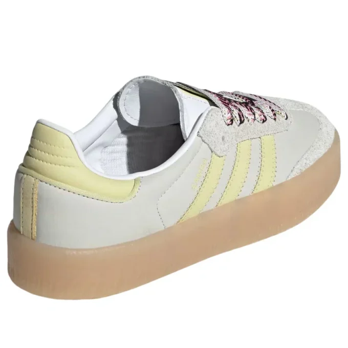 Adidas Samba „White Grey Powder Yellow”