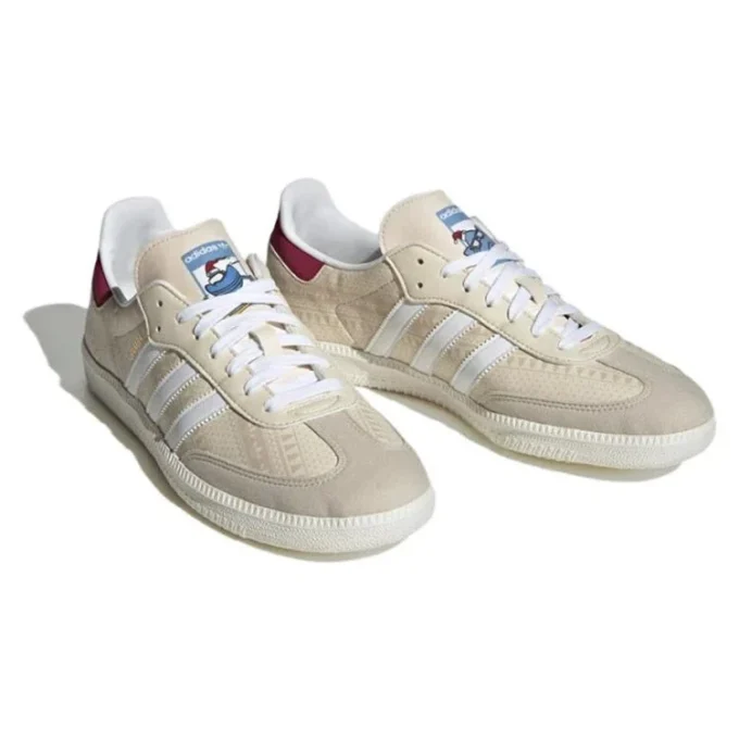 Adidas Samba „Wonder White Legacy Burgundy”