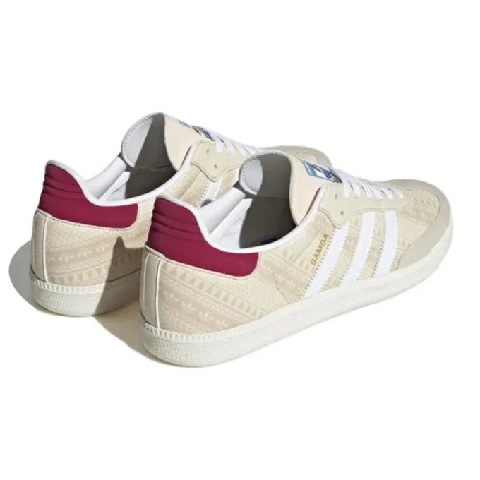 Adidas Samba „Wonder White Legacy Burgundy”