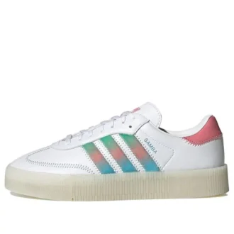 Adidas Sambarose „White Green Pink”