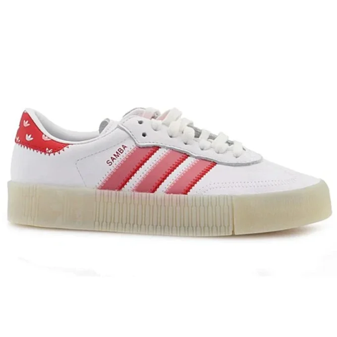 Adidas Sambarose „White Red”