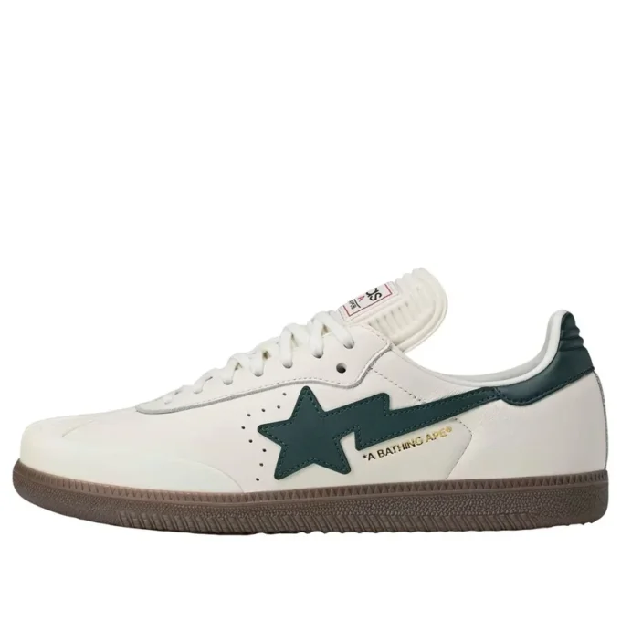 Adidas X a Bathing Ape Samba „White Forest”