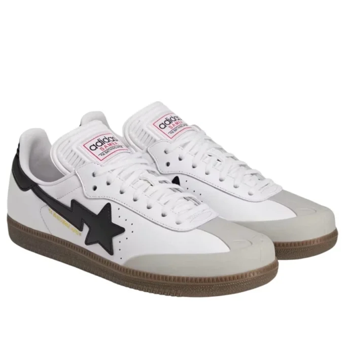 Adidas X Bape Samba „Footwear White”