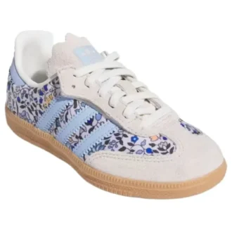 Adidas X Liberty London Samba „Albastru, alb murdar, cauciuc”