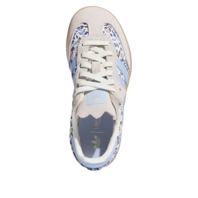 Adidas X Liberty London Samba „Albastru, alb murdar, cauciuc”