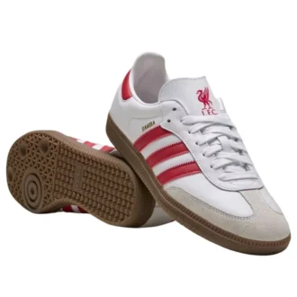 Adidas X Liverpool Fc Samba „Alb, Roșu Căpșună, Gum”