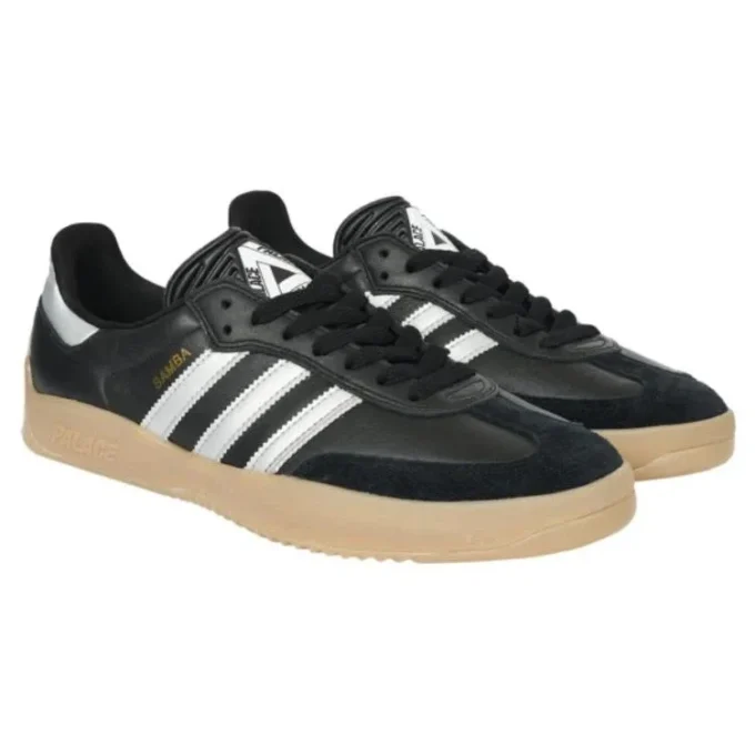 Adidas X Palace Puig Samba „Black Silver”
