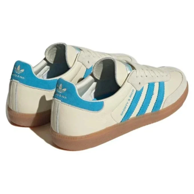 Adidas X Sporty & Rich Samba OG „Beige Blue”